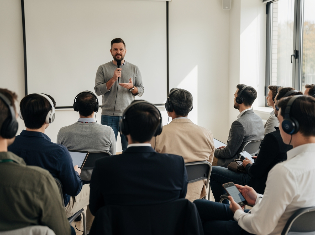 Meetup mit Simultanübersetzung