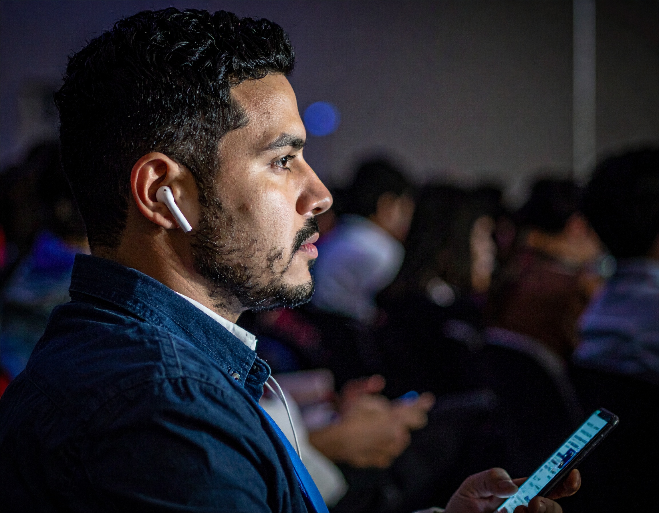 Live Interpreter im Einsatz bei einem Event